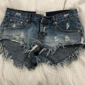 One Teaspoon Bonitas denim shorts